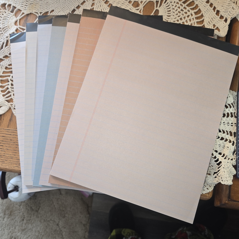 7 Stylish Multicolor Legal Pads